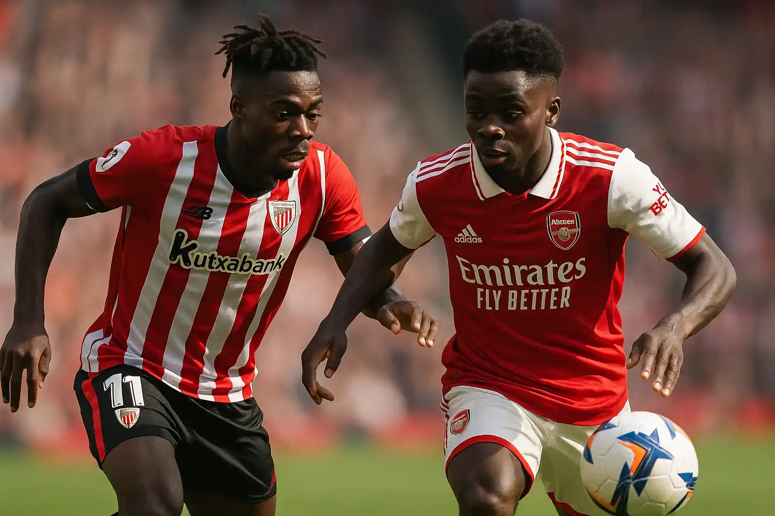 Arsenal vẫn miệt mài mơ mộng sở hữu Nico Williams 4 Nico Williams dự đoán phối hợp ăn ý với Saka
