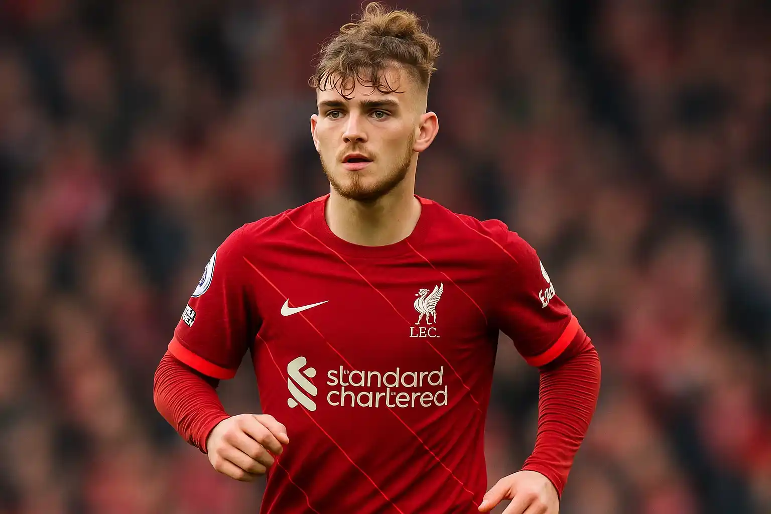 Harvey Elliott có nên đến Bundesliga để khẳng định bản thân? 2 Harvey Elliott trong màu áo Liverpool, đầy triển vọng trẻ